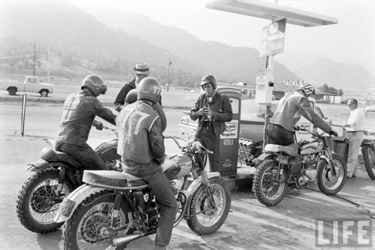 steve mcqueen moto off road