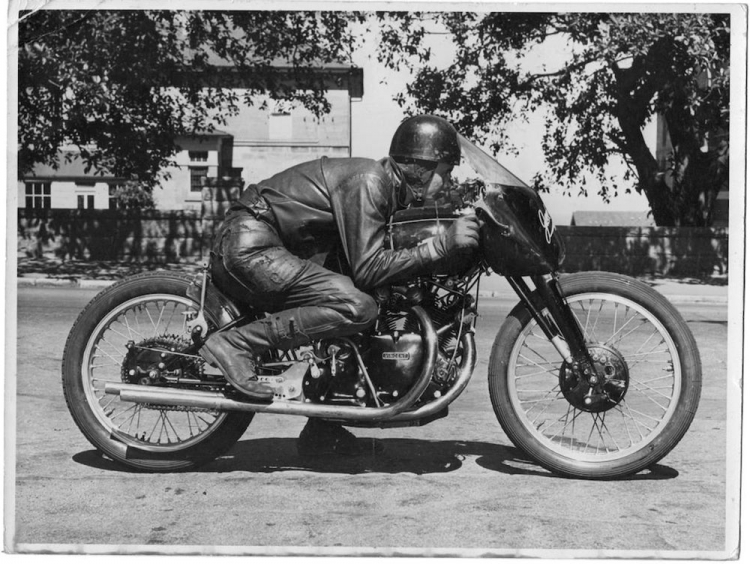 vincent racer moto