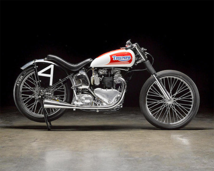 Sirkegian racer triumph 650 cc thunderbird
