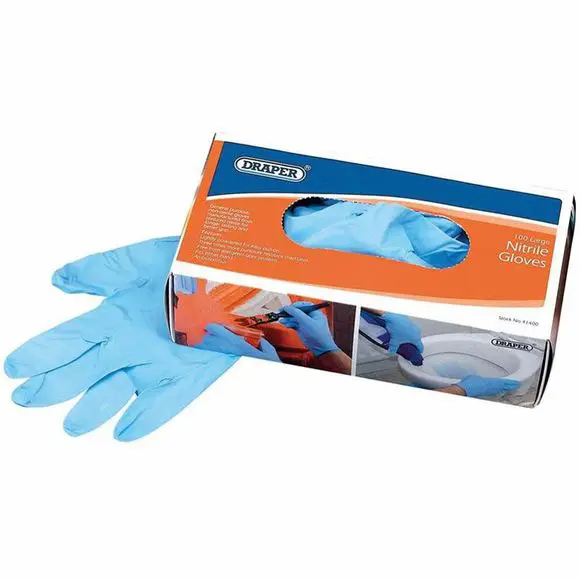 Gants d'atelier Draper Nitrile Photo non contractuelle GANTS D'ATELIER DRAPER