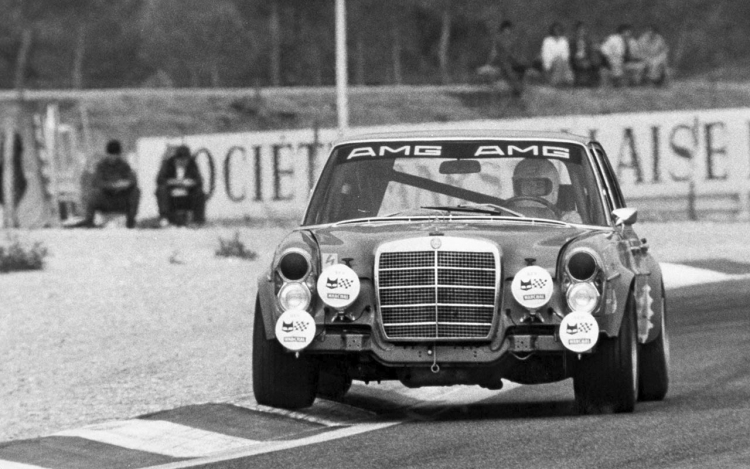 Red Pig AMG à  Spa-Francorchamps 1971.