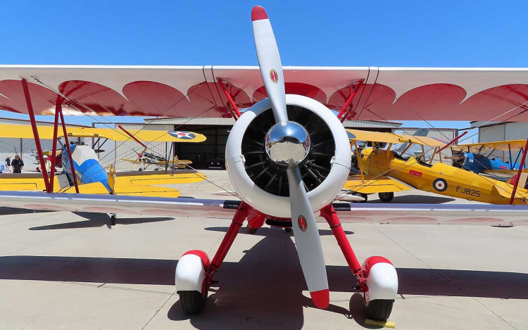 moteur d'avion en étoile