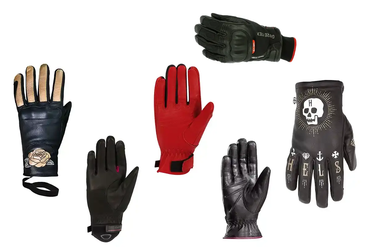 gants moto femme