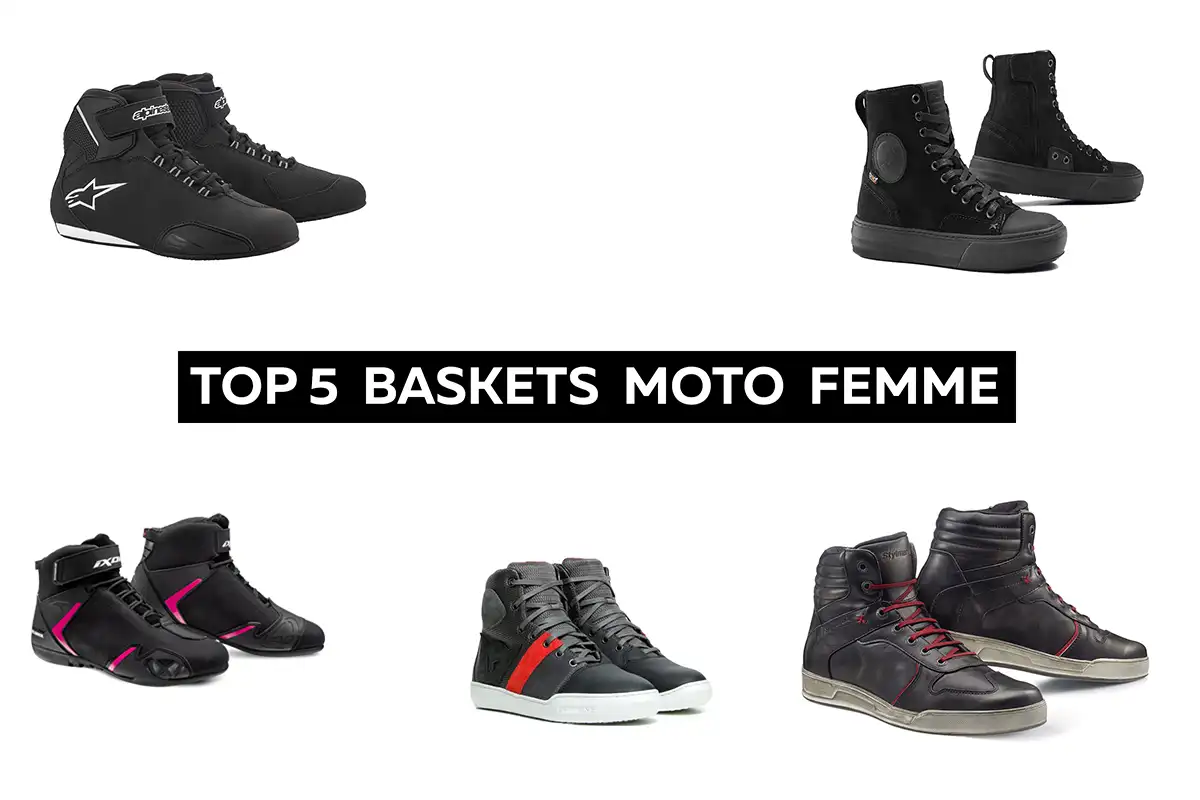 baskets moto femme