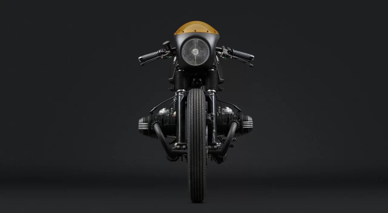 face avant BMW R80 café racer 