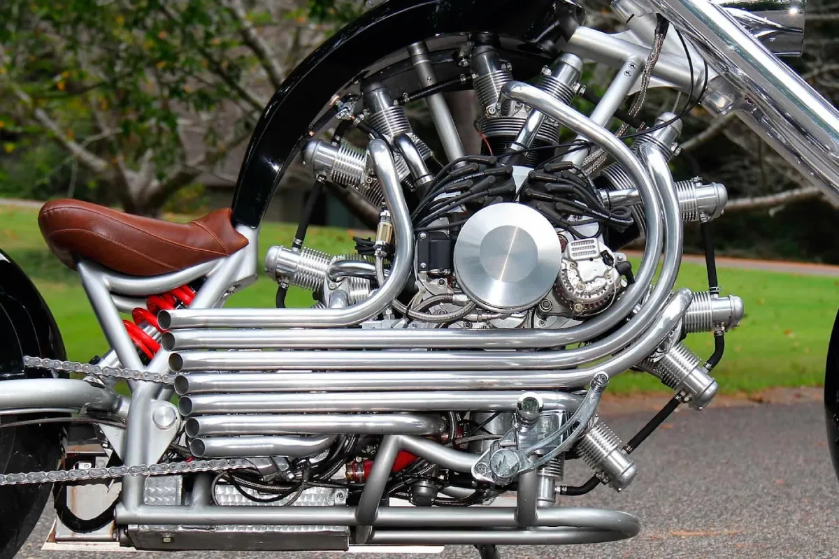 moto à moteur d'avion