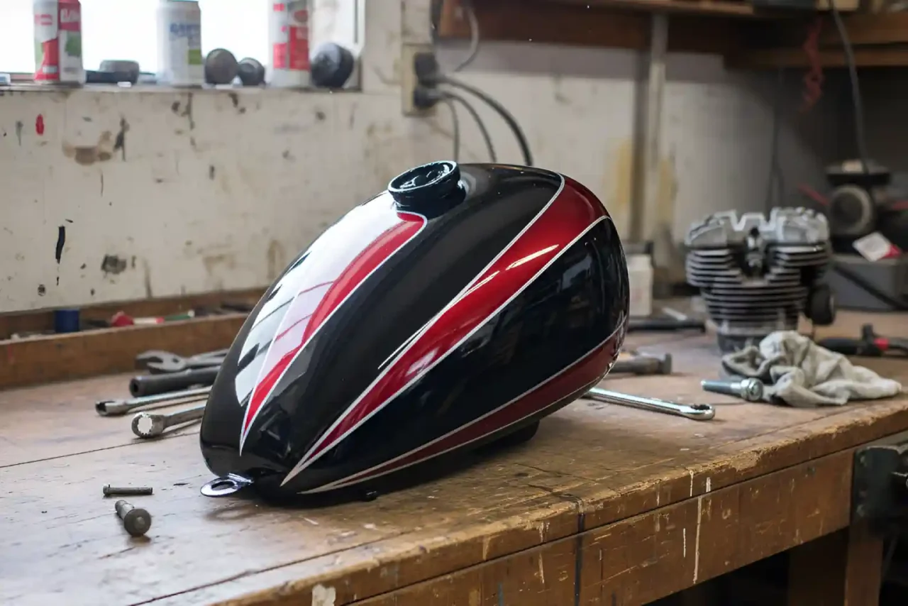 Comment repeindre le réservoir de sa moto ?