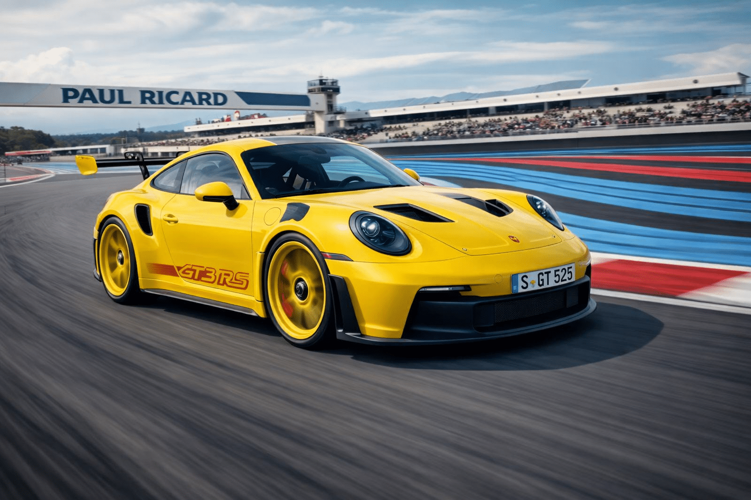 piloter une porsche GT3 RS durant un stage de pilotage