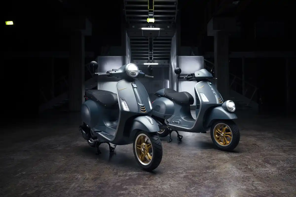 présentation vespa officina 8 50 : le scooter 50 cc premium