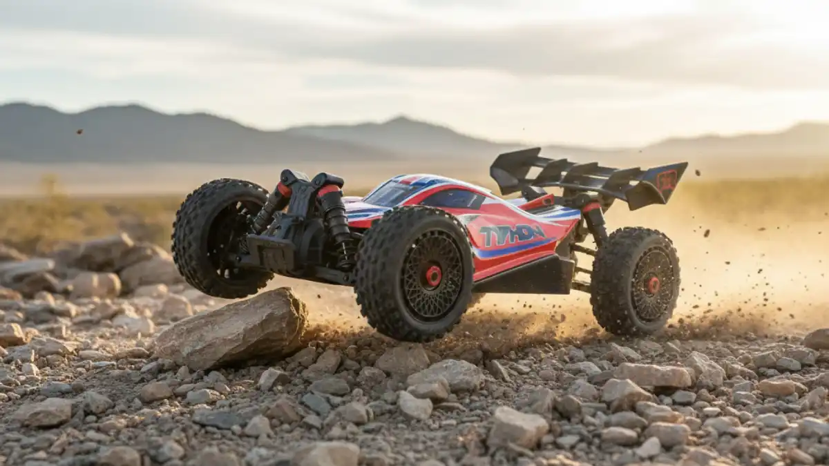 buggy RC typhon 1/8 en action