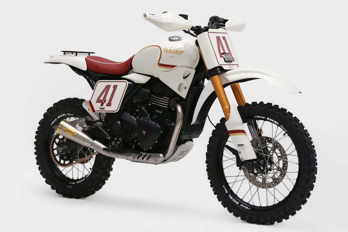 Triumph Scrambler 400 XC par Tamarit Motorcycles